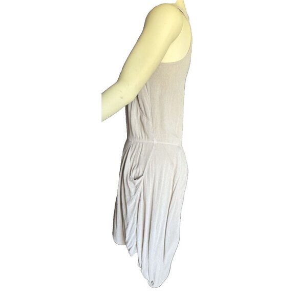 Wilt High Low Drop Waist Gray XS Pocket Tank Drape Layer Bubble Dress Fairy Boho - Picture 10 of 14